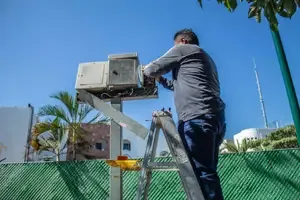 Santa Cruz Huatulco: semáforos rehabilitados