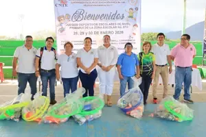 Realizan convivencia deportiva de la Zona Escolar 073 de nivel primaria